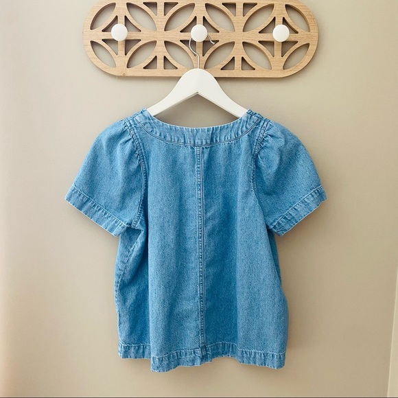 Madewell Denim Popover Swing Top Blue Sz XS/S - Picture 6 of 8